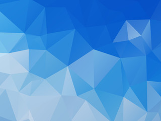 Blue Triangular Triangle Background