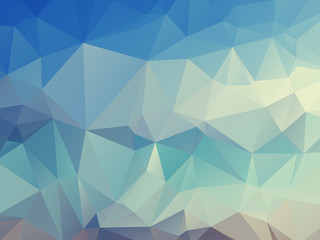 Fototapeta na wymiar Blue Triangular Triangle Background
