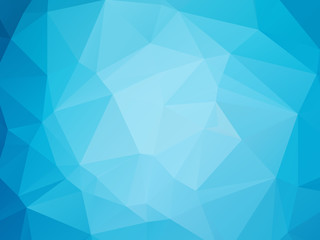 Blue Triangular Triangle Background