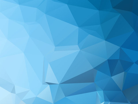 Blue Triangular Triangle Background