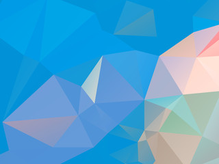 Blue Triangular Triangle Background