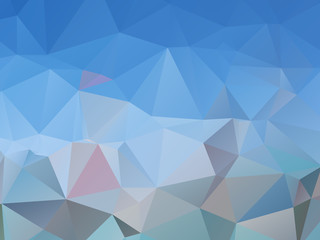 Blue Triangular Triangle Background