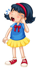 Girl crying