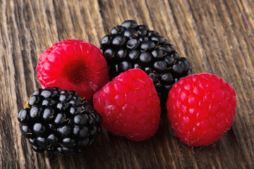 Raspberries and Blackberries