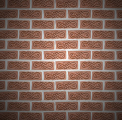 Old brick wall background