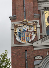 Герб-картуш князей Святополк-Мирских на...