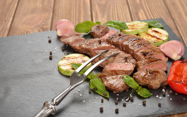 Grilled steak