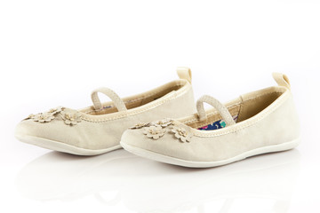 shoes for girls isolated on white background