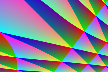 Strahlen einer bunten Sonne als Hintergrund