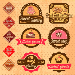 baked goods design elements