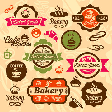 bakery badges and label