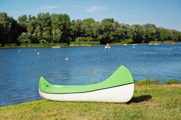 Canoe on beach