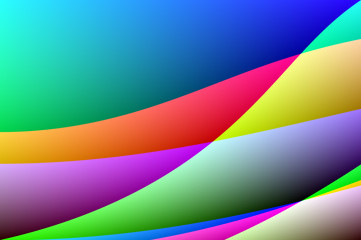 Wellenförmige Farben als Hintergund