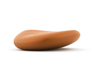 Orange pebbles rendered