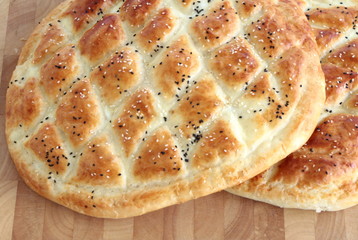 Turkish ramadan pita bread