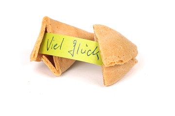Viel Glück vom Glückskeks