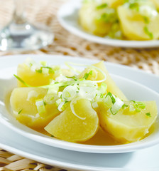 Spanish style potato salad