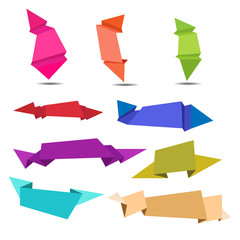 Colorful ribbon vector