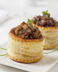 Stuffed vol au vent