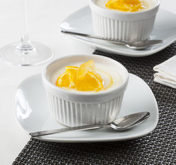 Yogurt with orange