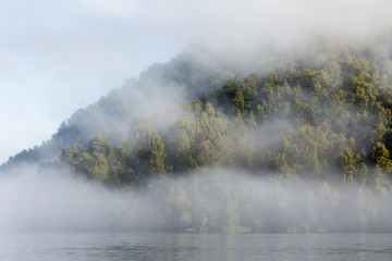 fog on the Lake in the morning