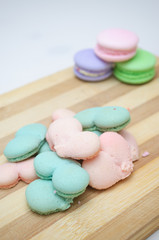 Tasty colorful macaroon