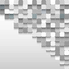 Abstract background of gray squares in the corner with space for text.