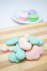 Tasty colorful macaroon