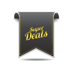 Super Deals Golden Vector Icon Design