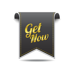 Get Now golden Vector Icon Design