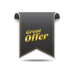 Great Offer golden Vector Icon Design