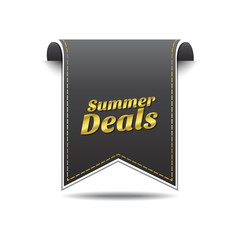 Summer Deals golden Vector Icon Design