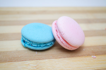 Tasty colorful macaroon