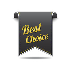 Best Choice golden Vector Icon Design