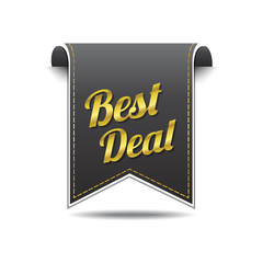Best Deal golden Vector Icon Design