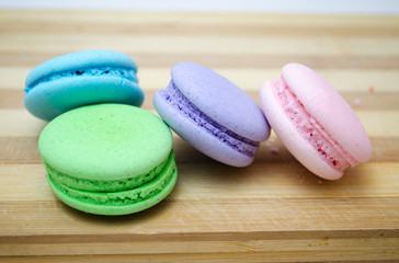 Tasty colorful macaroon