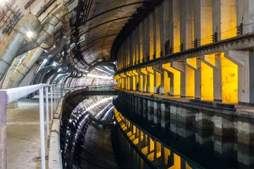Cercles muraux Tunnel Подводная станция
