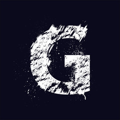 Grunge letter G