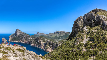 Fototapeta na wymiar Cape Formentor panorama, Majorca