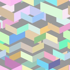 Seamless geometric pattern. Vector illustration.