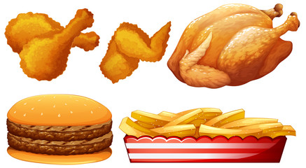 Chicken and fast food