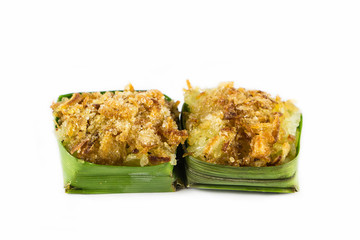 Coconut on sticky rice delicious food