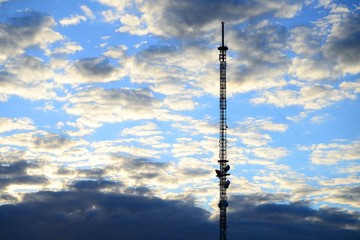 Obraz premium TV tower in Viesintos town Anyksciai district