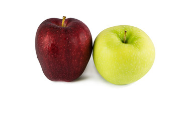 The red fresh apple for healthy