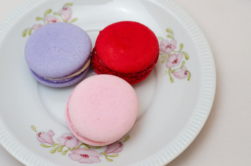 Tasty colorful macaroon