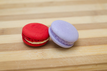Tasty colorful macaroon