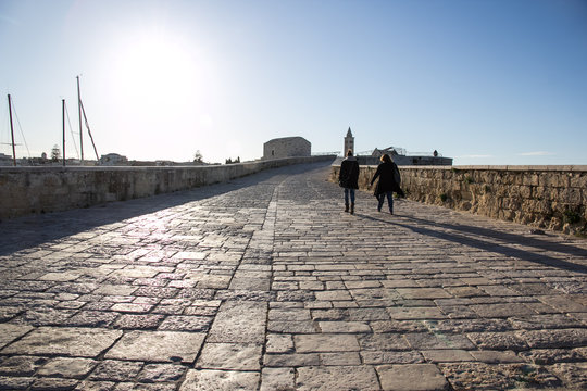 Porto di Trani, Puglia, Italia