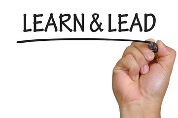 hand writing learn and lead