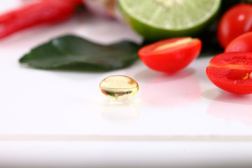 herbal medicine oil pills.