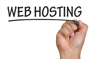 hand writing web hosting